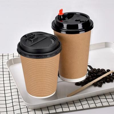 China Factory Sale Disposable Hot Eco Friendly Paper Cups Catering Coffee PACK Pint High Quality Paper Cup For Hot Drinks for sale