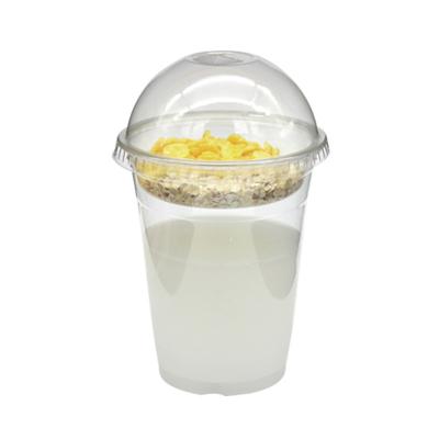 China Best Selling Single Wall Disposable Insert Container Fruit Insulated Inner Cup Disposable Cup Insert for sale