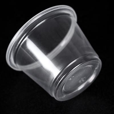 China Factory Supply 1.5oz Soufflé Cup 1.5oz PP Disposable Cup Stackable Disposable 1.5oz Hot Sale Sauce Cup for sale