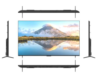 中国 超薄厚さ 85インチ スマートテレビ クワッドコア A55 1.8GHz CPU ホスピタリティ テレビ フレームレス 販売のため