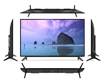 China 40 Inch Smart LED Television Tempered Glass Multi Language Wifi LED TV for sale