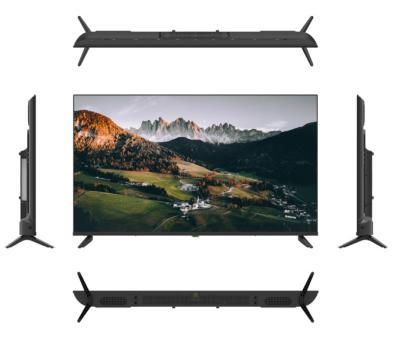 China Android 55 inch QLED TV 4K afstandsbediening op maat met frameless design Te koop