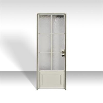 China New Product Decoration Double Frame Curtain Door Bathroom Door Aluminum Glass Narrow Door for sale