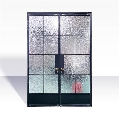 China Wholesale Modern Narrow Frame Casement Decoration Bathroom Aluminum Interior Glass Door Price for sale