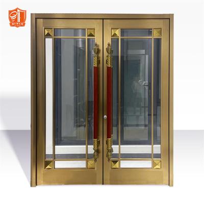 China Front Door Aluminum Glass Pivot Entry Pivot Decoration Entry Spring Door Closer Floor Pivot Aluminum Entry Doors for sale