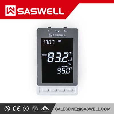 China SAS968 underfloor heating thermostat for USA market with large display, 7 days programmable SAS968FHL-7 for sale