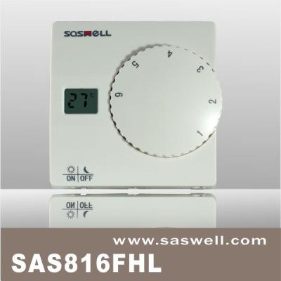 China Underfloor heating thermostat for quick warm with small LCD display to save energy SAS816FHL-0 for sale