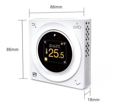 China Programmable WIFI Control Water Floor Heating Thermostat for sale