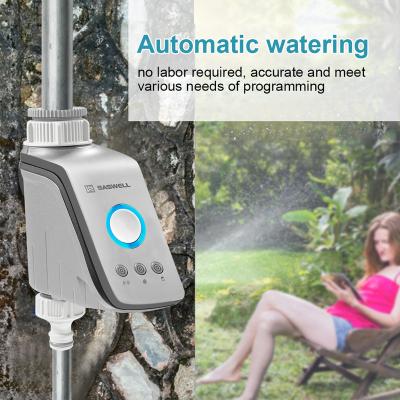 China 2021 SASWELL Plastic New Product Remote Control Zigbee Water Saving Digital Hose End Smart Time Irrigation Professional Grade for sale