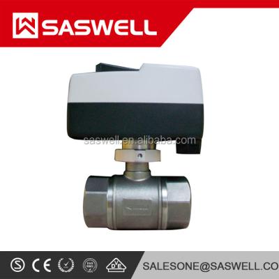 China HVAC Brass Modulating Ball Valve With Actuator for sale