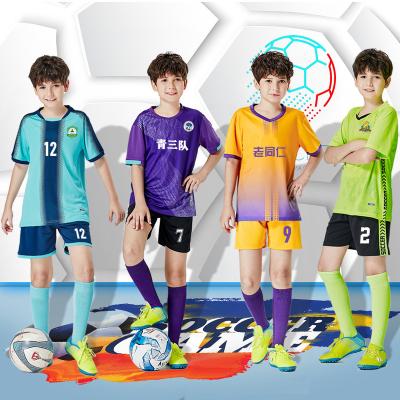 China Youth Soccer Tracksuits Youth Survetement Football Shirt Kits Boys Uniforms Boys Soccer Jersey Football Sets Men Athlete Suits Clothes for sale