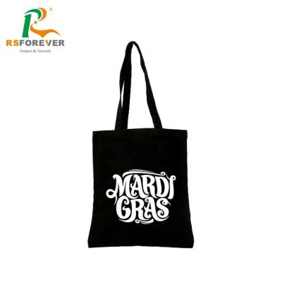 China Eco-friendly Handled OEM 12Oz Silk Screen Printing Recycle Cotton Shopping Bag for sale