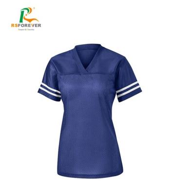 China Shirts & Tops New Style High Quality Custom With Own Logo Womens Football Sportswear Tank Tops Quick Dry Polyester Mesh for sale