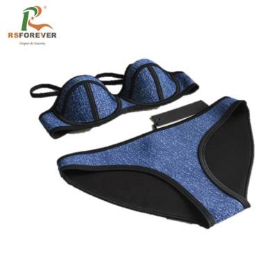 China Breathable Fashion Fit Water Repellent Women Bikini Set Custom Dry Swimwear for sale