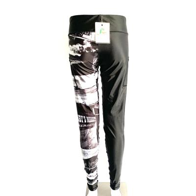 China 80%Polyester 20% Sublimation Breathable Spandex Black Color Sports Women Gaiters for sale