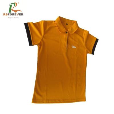 China Polo Shirts 100% Polyester Quick Dry Silk Screen Printing Men'S Polo T-shirt Breathable for sale