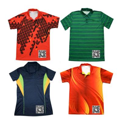 China Anti Shrink Digital Printing Custom Design Dry Fit Polo T-Shirt for sale