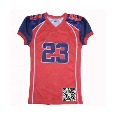 China New Design 2022 Custom Breathable American Football Tank Tops T-Shirt for sale