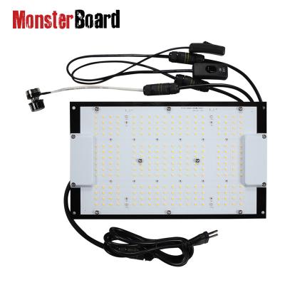 China Seed Starting Panel 120W LED Panel Full-cycle Full Spectrum Led Plant Growth Light, Dual Switch UV and IR Hydroponic Indoor Lights for sale