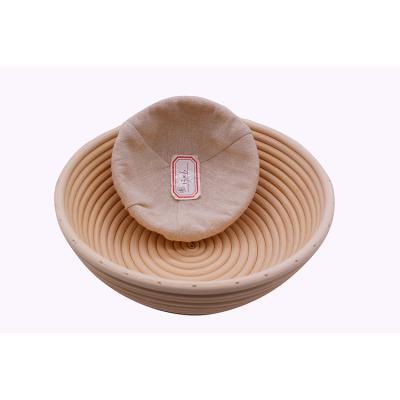 China USA hot selling durable banneton bread basket brotfom proofing basket with fabric for sale