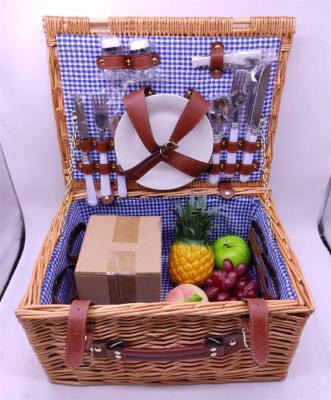 China Sustainable Hot Selling Wicker Picnic Basket Picnic Basket Set Wicker Picnic Basket for sale