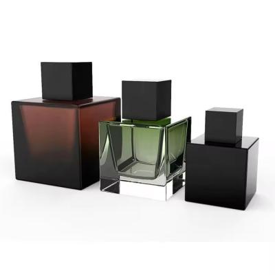 China High Quality Luxury Square 30ml 50ml Glass Empty Customized Perfume Bottele for sale