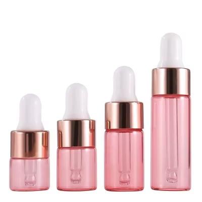 China Factory Supply 1ml 2ml 3ml 5ml Dropper Essential Oil Blending Bottle Glass for sale