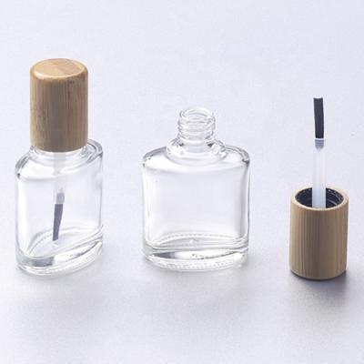 China 15ml Unique Empty Glass Nail Polish Bottle 6CM Square 18/415 for sale