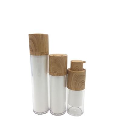 China 30ml Decorative Refillable Shampoo Bottles 24mm 4 Oz Airless Pump Bottle for sale