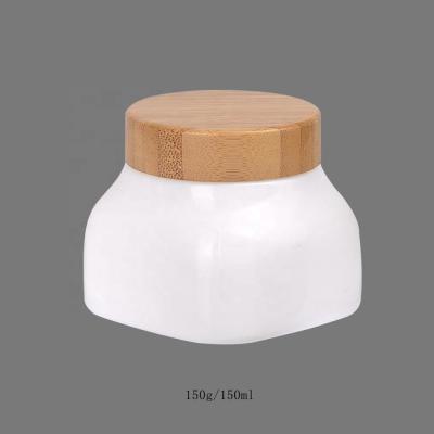 China 250g OPAL 100ml Empty Cosmetic Jars 46mm 40ml Square Serum Bottle for sale