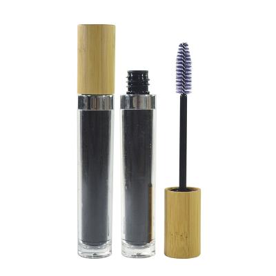 China Empty Glass Mascara  Eyelash Tube 10ml 6ml 20MM  Bamboo Shell for sale