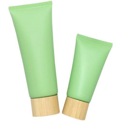 China 100g Cosmetic Soft Tube Matte Green 100ml Aluminium Hand Cream Tubes ISO2000 for sale