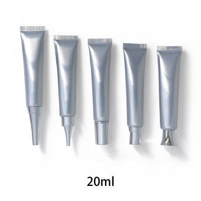 China 20ml/G Acrylic Lid Aluminum Lotion Tubes For Cosmetics 19mm 20g Travel for sale