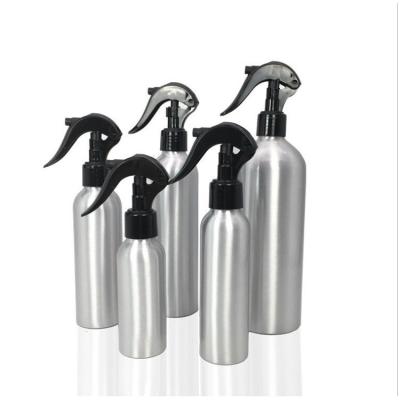 China 28/400 300ml Cosmetic Aluminum Bottles 4oz Trigger Pump Spray Bottle for sale