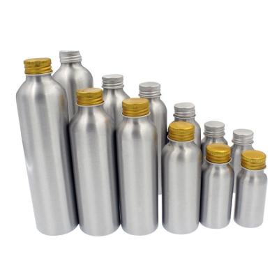 China Spray Fine Mist Cosmetic Aluminum Bottles 250ml Screw Cap 18mm 18/415 for sale