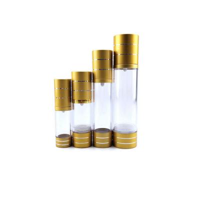 China Serum 5ml Airless Pump Bottles 18/400 Aluminum Collar Cosmetic Packaging for sale