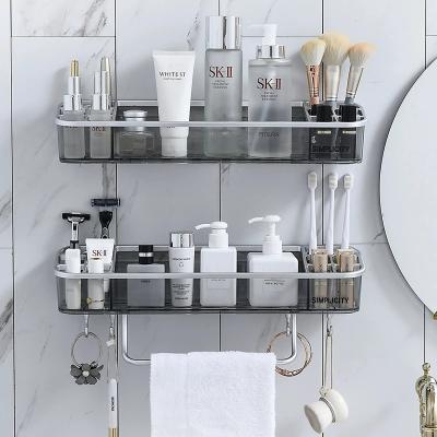 China Viable Factory Wholesale Kitchen Bathroom Corner Shelf Rack Wall Mounted Towel Racks for sale