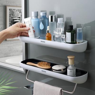 China Kitchen Bathroom Storage Viable Rack No Shower Corner Shelf Shampoo Spice Drill Rack On The Wall for sale