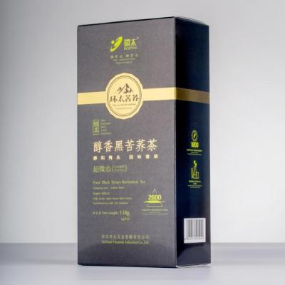 China 138g Sichuan Huantai Pure Natural Free Sample Black Tartary Buckwheat Tea Super-mirco Organic Food for sale