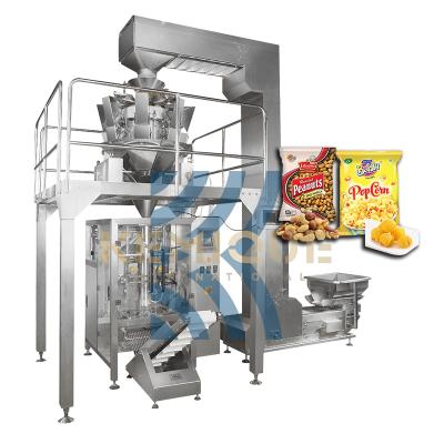 China Multifunctional Automatic Food Cashew Nut Potato Chips Popcorn Packing Machine Snacks Food Packaging Machine for sale