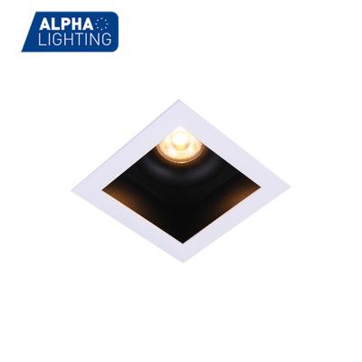 China Narrow hotel driver-beam spot light ip44 led downlight , dimmable square led ceiling light for sale