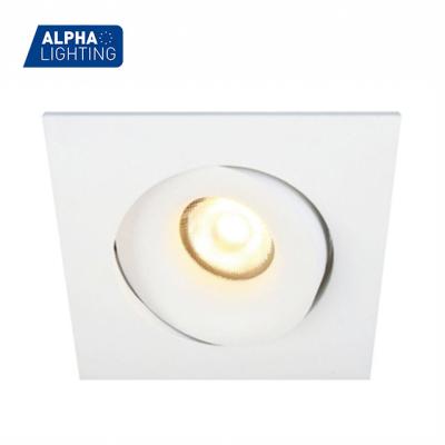 China Modern Slim Round Flat Square 7w Mini Dimmable Led Panel Light , Adjustable Recessed Downlight for sale