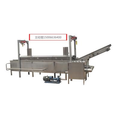 China High Efficiency Automatic Easy Operation Continuous Fryer Chicken Oilless Fryer Machine for sale