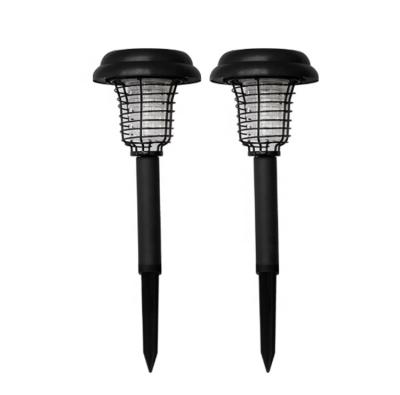 China Eco-friendly Materials Recharge Battery Operated Solar Mosquito Zapper Light Led Lamps For Garden Yard Lawn for sale