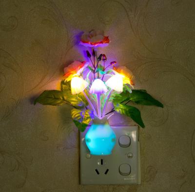 China Cheap Modern Color Changing Night Lights Hallway Night Lights Plug In Wall Light For Home for sale