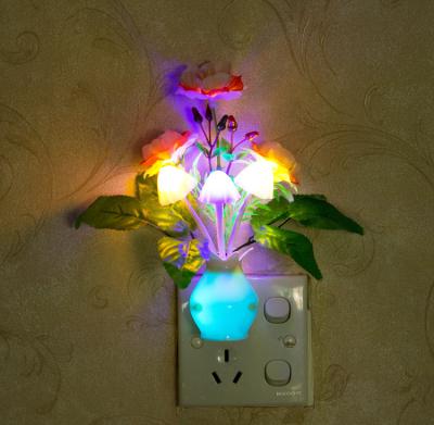 China Eco-friendly Plug In Light LED Night Color Changing Led Wall Light, Wall Decor Lights for sale