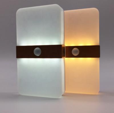 China Eco-friendly USB Motion Sensor Closet Light Stick Wall Light Indoor Fill Light Anywhere With Magnet Hook for sale