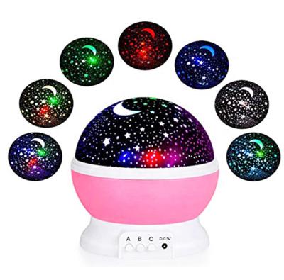 China Eco-friendly Starry Sky Children Led Mini LED Star Moon Star Projector Decorative Night Light Baby Lamp Bedroom Night Light for sale