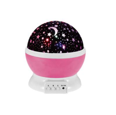 China Eco-friendly USB Romantic 3D Sky Starry Star Rotating LED Projector Night Light Table Lamp For Baby for sale