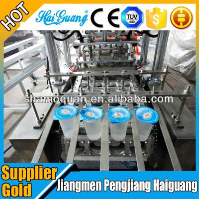 China CLOTHING SGS Approved Cup Sealer Machine HS Code Juice Cup Filling Packing Machine for sale